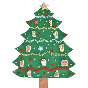 Árbol de Navidad de fieltro