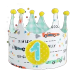 corona infantil primer cumpleaños